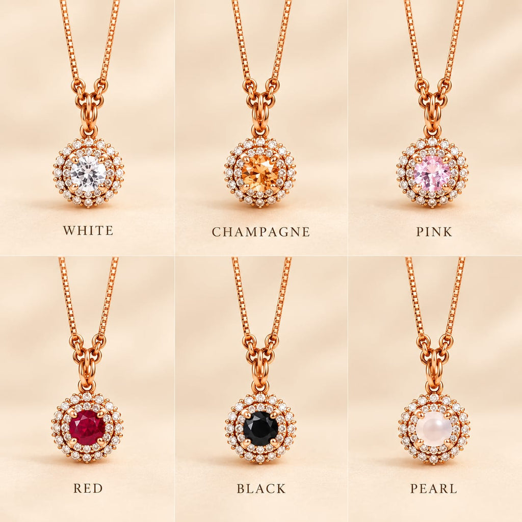 Gold-Tone Pendant & Double Bracelet Combo Set